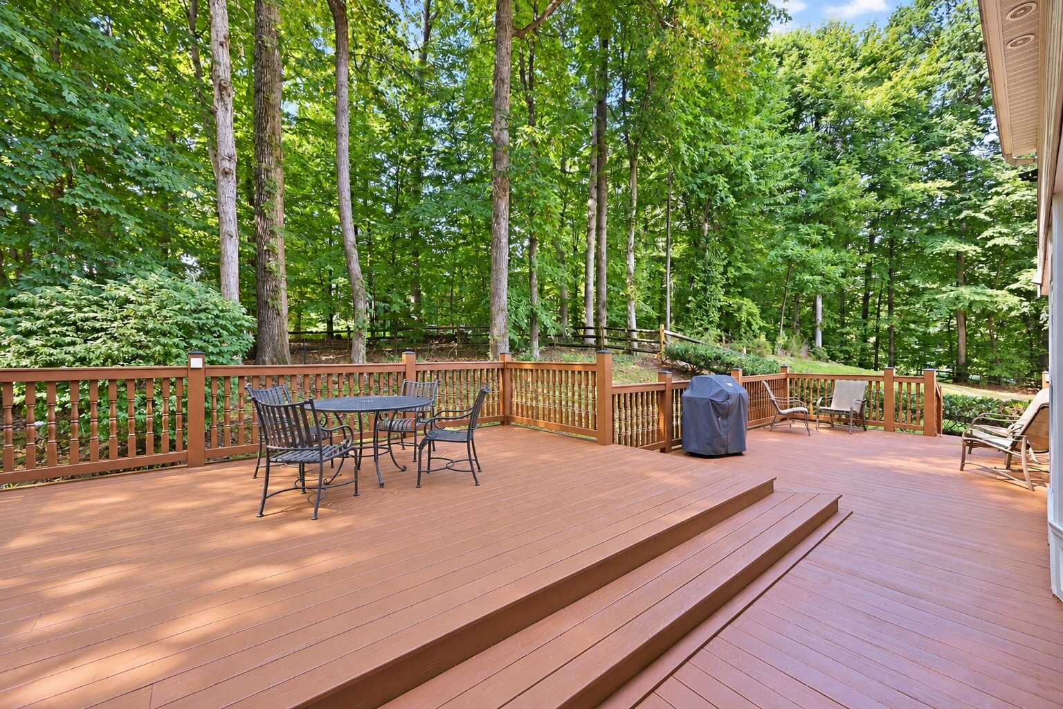 6228 Martin Road - Deck with wooded views